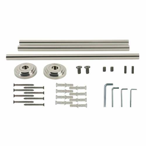 Kingston Brass VPB30166H Edwardian Console Sink Leg Wall Support - Polished Nickel