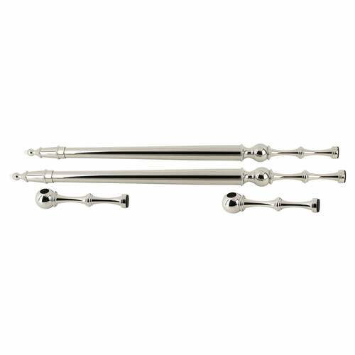 Kingston Brass VPB30166P Edwardian Console Sink Leg Support - Polished Nickel