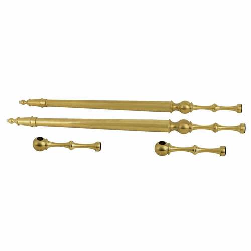 Kingston Brass VPB30167P Edwardian Brushed Brass Console Sink Leg Support