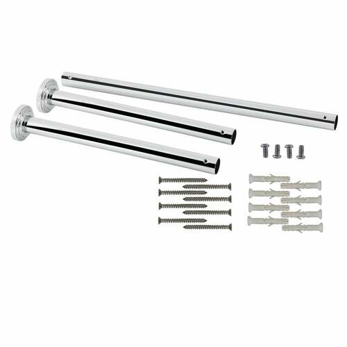 Kingston Brass VPB33081H Fauceture Polished Chrome Console Sink Leg Wall Support