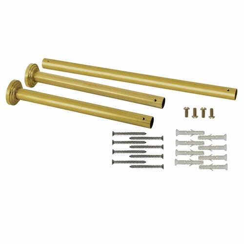 Kingston Brass VPB33087H Fauceture Brushed Brass Console Sink Leg Wall Support
