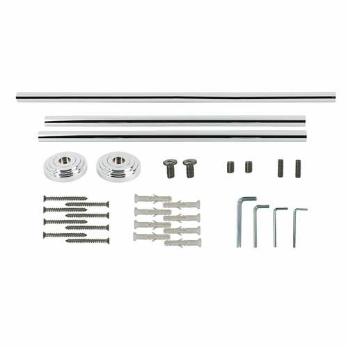 Kingston Brass VPB33221H Edwardian Console Sink Leg Wall Support - Polished Chrome