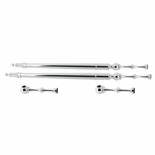 Kingston Brass VPB33221P Edwardian Console Sink Leg Support - Polished Chrome