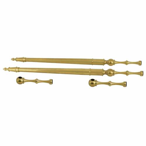 Kingston Brass VPB33227P Edwardian Brushed Brass Console Sink Leg Support