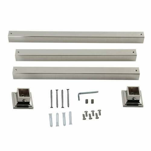 Kingston Brass VPB3322SQ6H Fauceture Polished Nickel Console Sink Leg Wall Support
