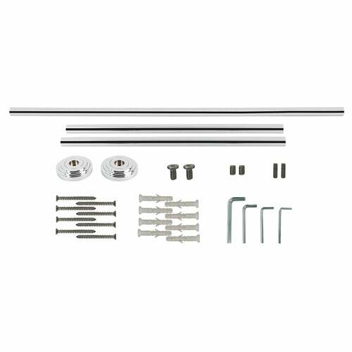 Kingston Brass VPB33281H Edwardian Console Sink Leg Wall Support - Polished Chrome