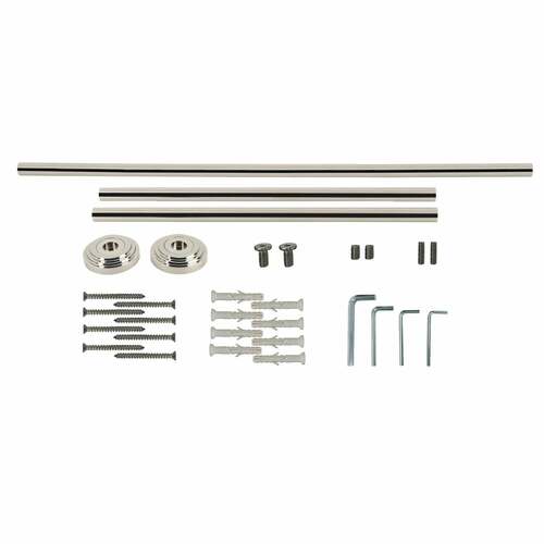 Kingston Brass VPB33286H Edwardian Console Sink Leg Wall Support - Polished Nickel