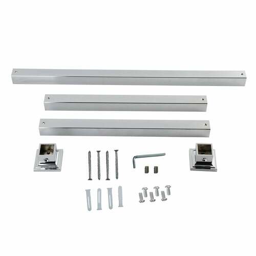 Kingston Brass VPB3328SQ1H Fauceture Polished Chrome Console Sink Legs Wall Support