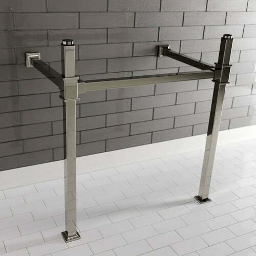 Kingston Brass VPB3328SQ6 Polished Nickel Stainless Steel Console Sink Legs