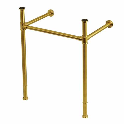 Kingston Brass VPB36257 Brushed Brass Stainless Steel Console Sink Legs