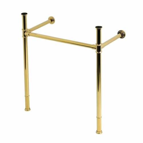 Kingston Brass VPB36282 Polished Brass Stainless Steel Console Sink Legs