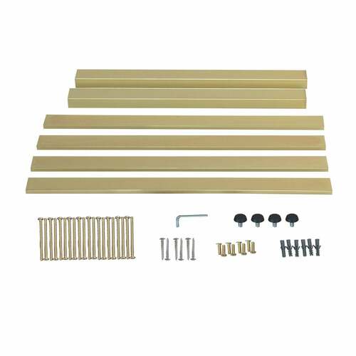 Kingston Brass VSP2522H7 VSP2522H7 Brushed Brass Console Sink Base Bar Shelf