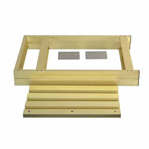 Kingston Brass VSP2522P7 VSP2522P7 Brushed Brass Console Sink Base