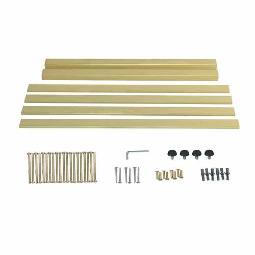 Kingston Brass VSP3122H7 VSP3122H7 Brushed Brass Console Sink Base Bar Shelf