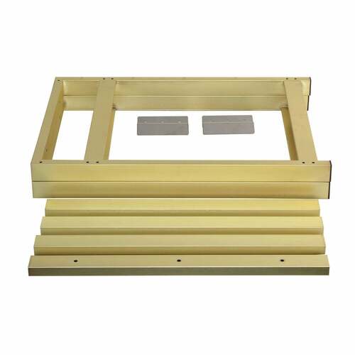Kingston Brass VSP3122P7 VSP3122P7 Brushed Brass Console Sink Base