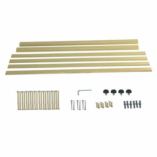Kingston Brass VSP4922H7 VSP4922H7 Brushed Brass Console Sink Base Bar Shelf