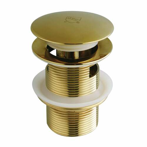 Kingston Brass VTDESHOEBB Trimscape Brushed Brass Toe-Touch Tub Drain with Overflow