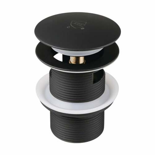 Kingston Brass VTDESHOEMB Trimscape Matte Black Toe-Touch Tub Drain with Overflow