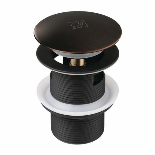 Kingston Brass VTDESHOEORB Trimscape Oil Rubbed Bronze Toe-Touch Tub Drain with Overflow
