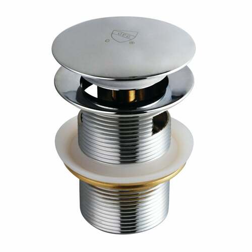 Kingston Brass VTDESHOE Trimscape Polished Chrome Toe-Touch Tub Drain with Overflow