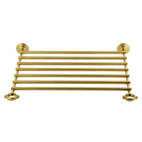 Kingston Brass VXHSB21187 Covington Brushed Brass Storage Shelf for VAH/VBH Series