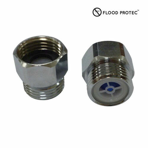 Kingston Brass SVAF12FM Brass Anti-Flood Adapter for Widespread Bathroom Faucet, Polished Chrome