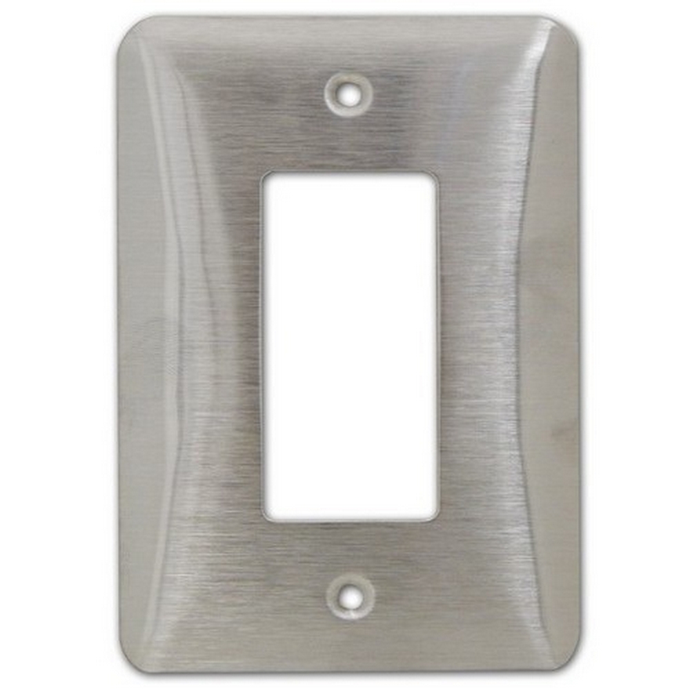 Morris 83640 430 Stainless Steel Princess Wall Plates Midsize 1 Gang Decorative Gfci Thebuilderssupply Com
