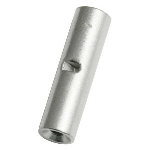 Morris 12118 Red Non-Insulated Butt Splice Connectors for Electrical Cable