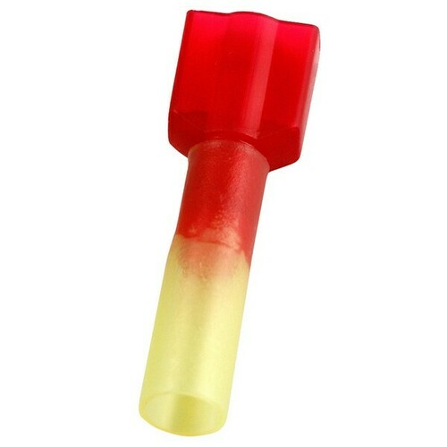 Morris 12277 Waterproof Heat Shrinkable Nylon Male Disconnects, Fully Insulated