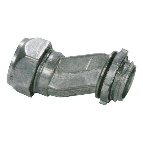 Morris 15014 EMT to Box Offset Compression Connector for Metal Box/Enclosure