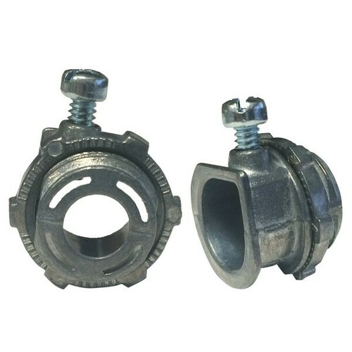 Morris 15052 Zinc Die Cast Connector for 14/2 BX to Steel Box or Metal Enclosure