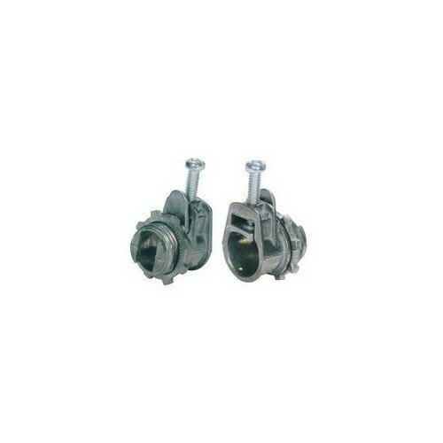 Morris 15060 FMC, AC, MC Flex Conduit Connector for Steel Box or Metal Enclosure
