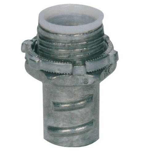 Morris 15080 Flexible Metallic Conduit Connector for Steel Outlet Box and Enclosures