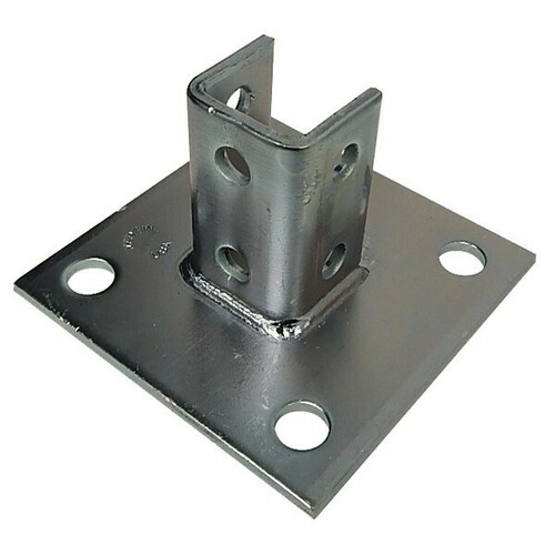 Morris 17454 Square Fence Post Base with 4 Holes