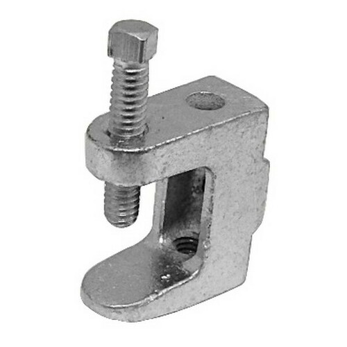 Morris 17486 Zinc Plated Universal Beam Clamp with Threaded Hole