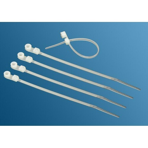 Morris 20317 Easy Mounting Cable Ties for Secure Bundling in Masonry and More