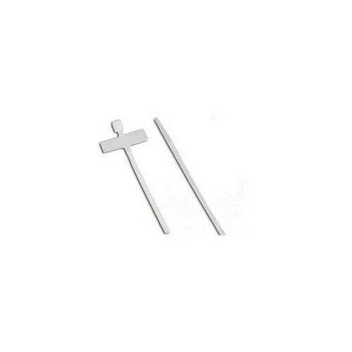 Morris 20362 Marker Zip Cable Ties for Clear Cable Bundle Labeling