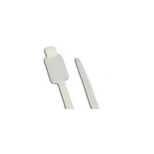 Morris 20366 Marker Zip Cable Ties for Clear Cable Bundle Labeling