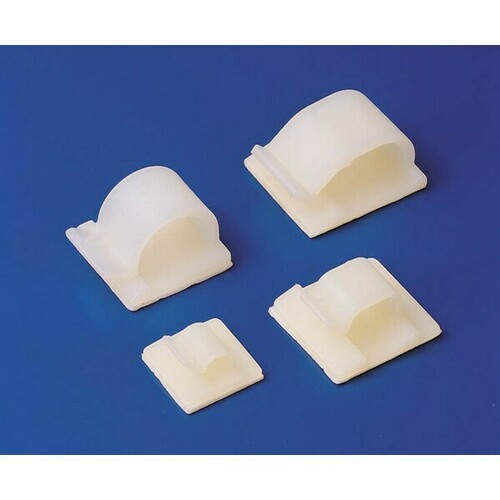 Morris 20403 Self-Adhesive Cord Clips for Securing Cable Bundles without Ties