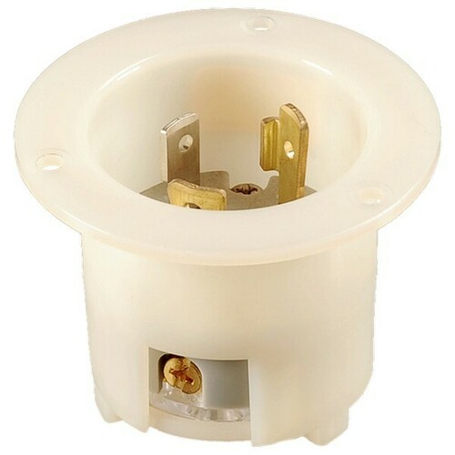Morris 20434 Twist Lock Plugs Receptacles for Generators and Power Applications