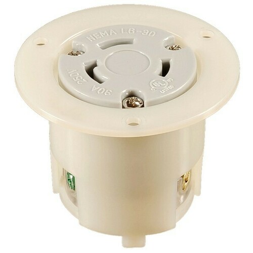 Morris 20442 Twist Lock Plugs Receptacles for Generators and Power Applications