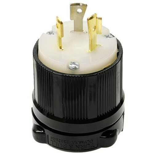 Morris 20447 Twist Lock Plugs Receptacles for Generators Power Applications