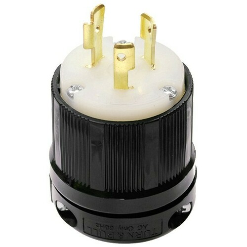 Morris 20453 Twist Lock Plugs Receptacles for Generators and Power Equipment
