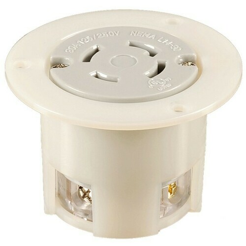 Morris 20459 Twist Lock Plugs Receptacles for Generators Power Applications