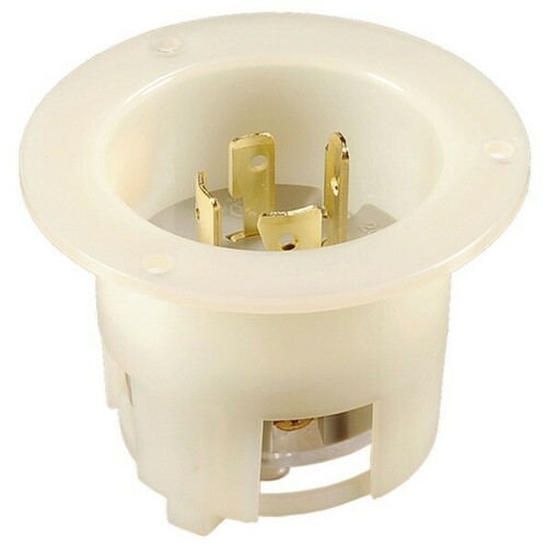 Morris 20460 Twist Lock Plugs Receptacles for Generators Power Applications