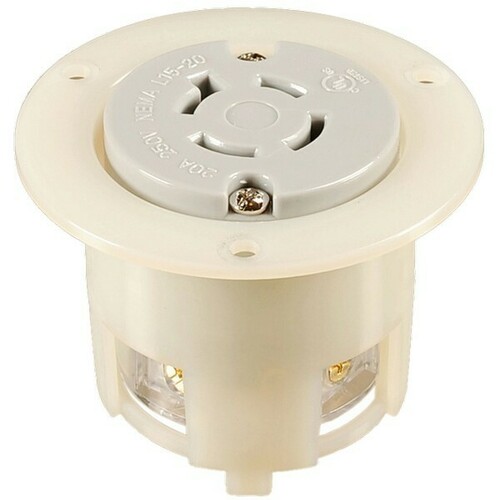 Morris 20461 Twist Lock Plugs Receptacles for Generators and Power Applications