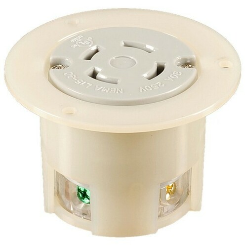 Morris 20463 Twist Lock Plugs Receptacles for Generators and Power Applications