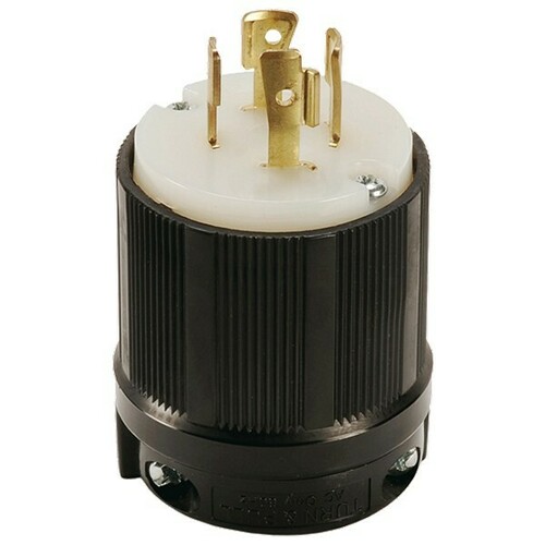Morris 20464 Twist Lock Plug for Generators and Equipment Power Applications