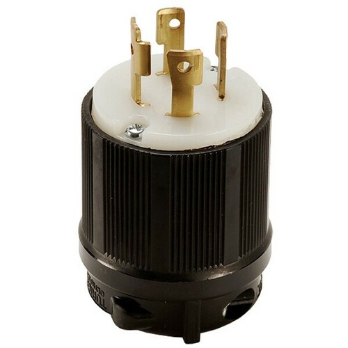 Morris 20469 Twist Lock Plug for Generators and Equipment Power Applications