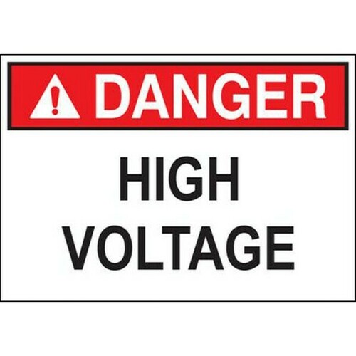 Morris 21428 Adhesive-Backed Safety Signs for indoors or out.